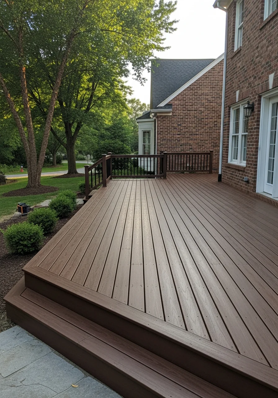 Detail of a well-maintained home exterior in an Aberdeen neighborhood.